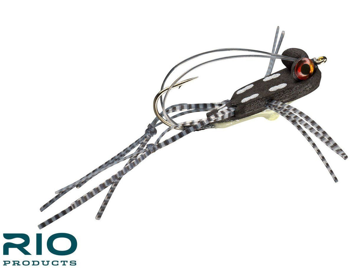 RIO's Foam Slice Frog - Black 2/0