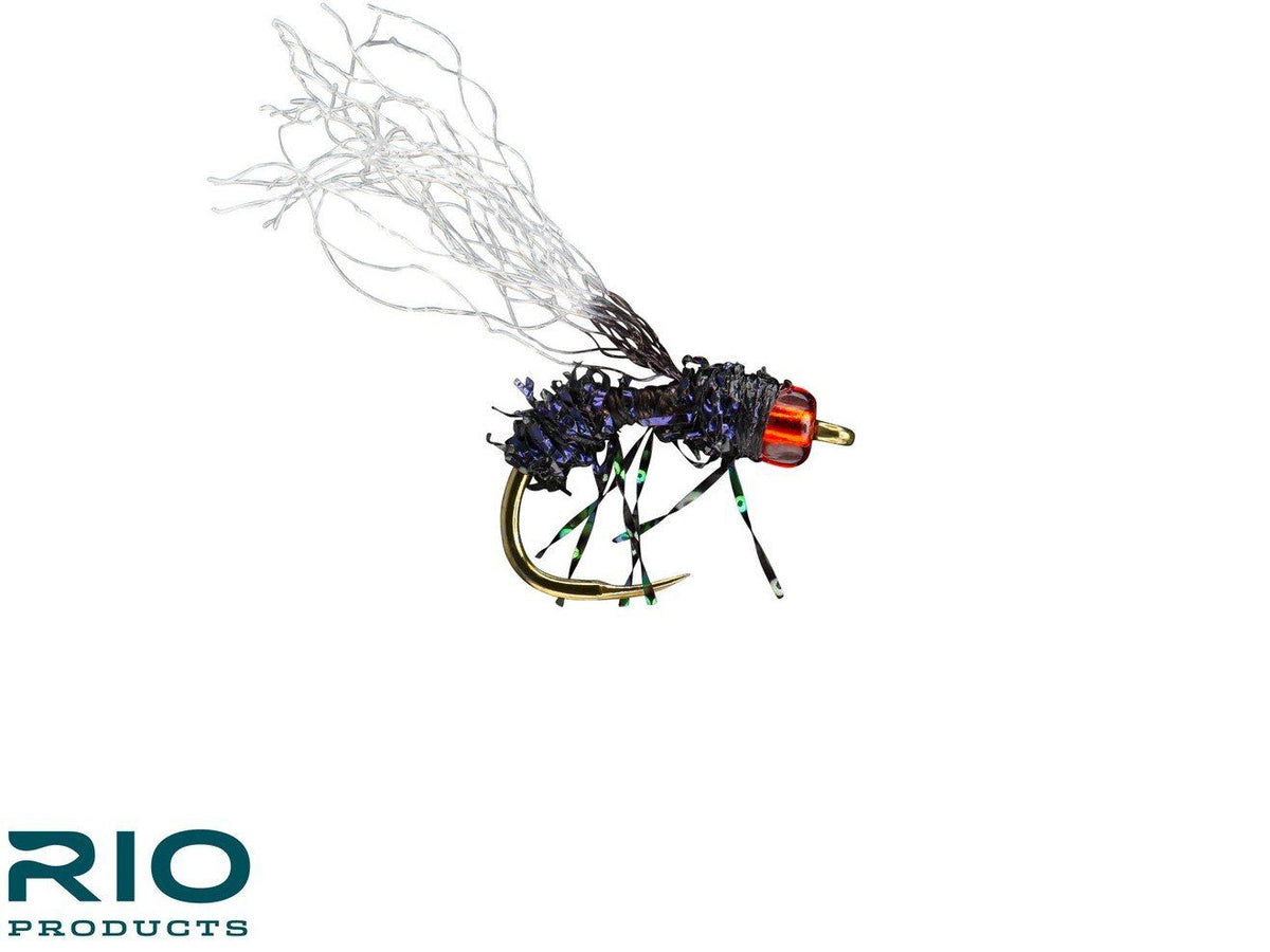 RIO's Any Raid Glass Bead - Black/Red
