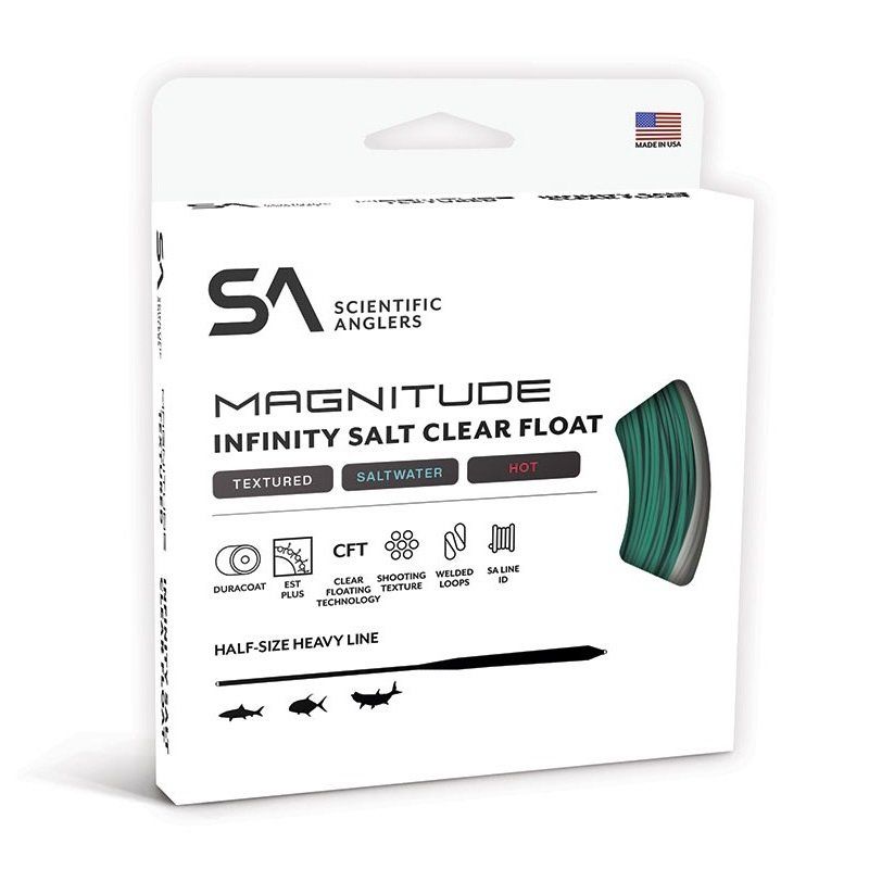 Scientific Anglers Magnitude Textured Infinity Salt Clear Float