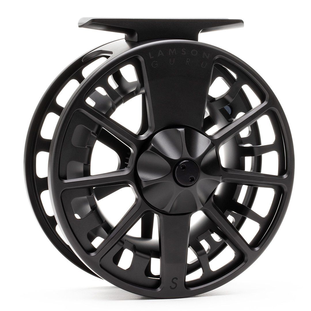 Lamson Guru S Fly Reels - Size 7+ Color Blackout