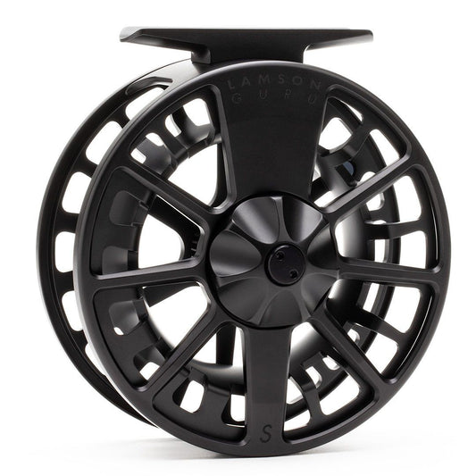 Lamson Guru S Fly Reels - Size 7+ Color Blackout