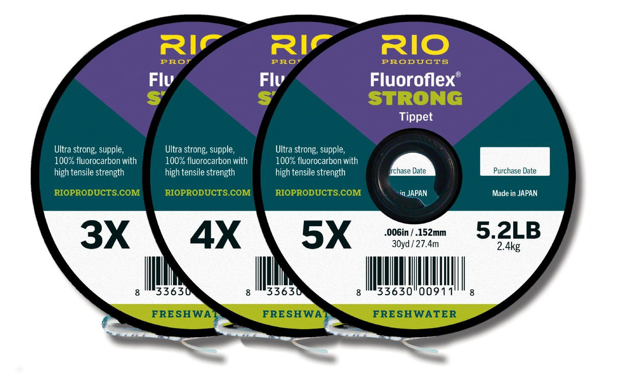 RIO FluoroFlex Strong Tippet - 3 Pack