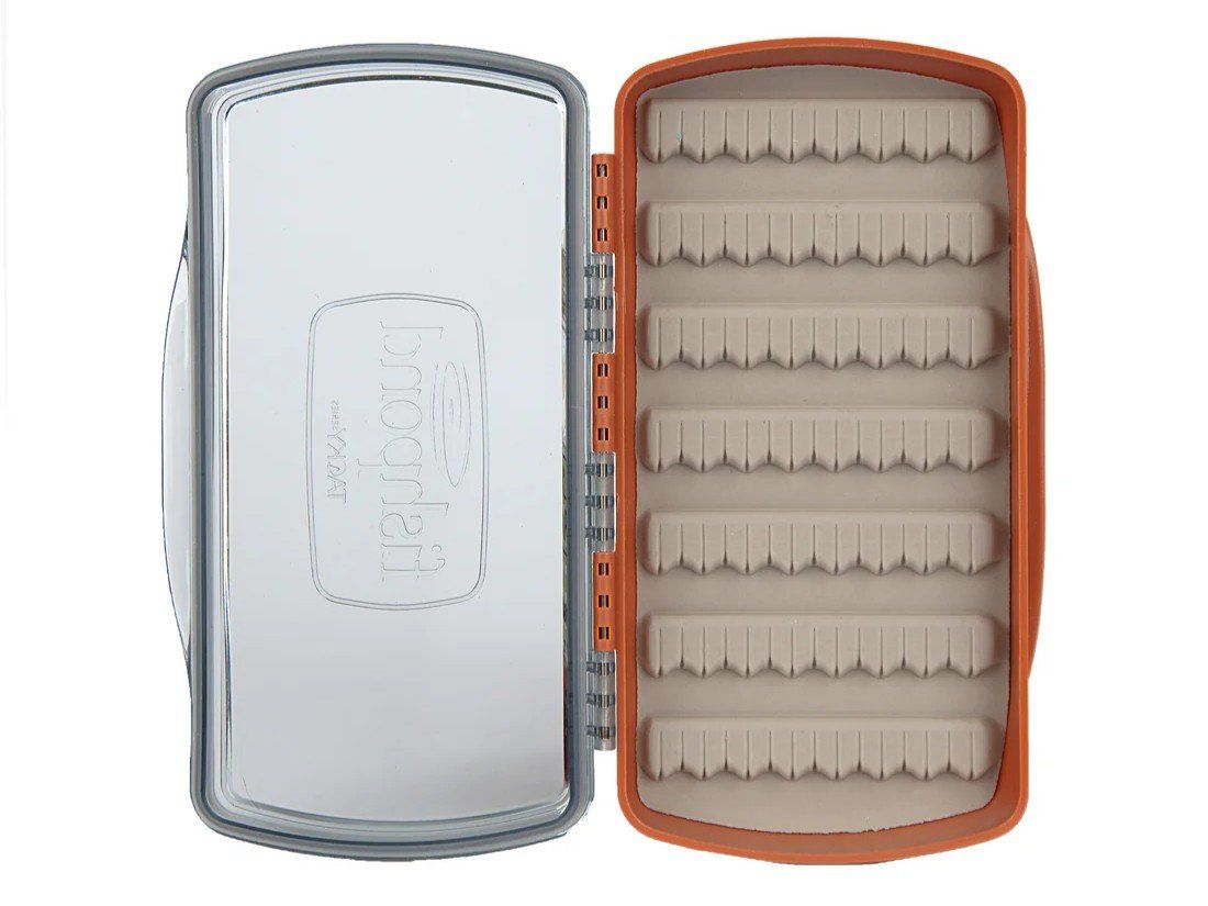 Fishpond Tacky Pescador Fly Box - Medium - Burnt Orange & Clear