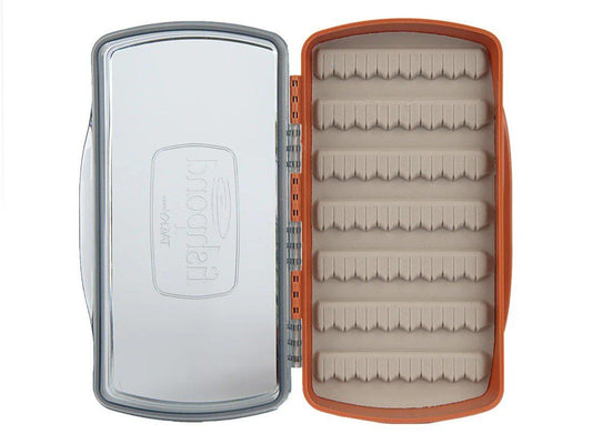 Fishpond Tacky Pescador Fly Box - Medium - Burnt Orange & Clear