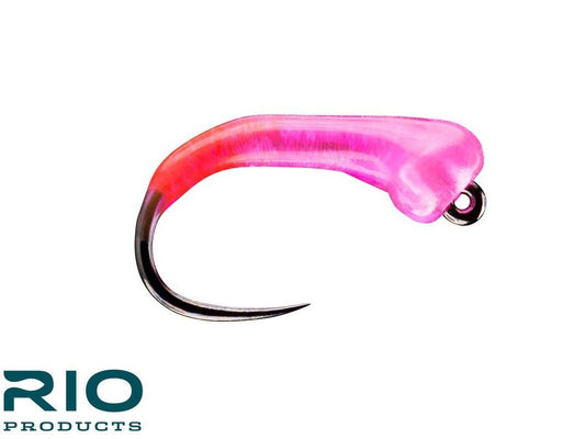 RIO I’d Hit That fluorescent pink midge pupa fly for trout