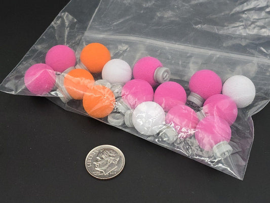 Air Lock Biodegradable Strike Indicators - 1/2" - Assorted 15 Pack