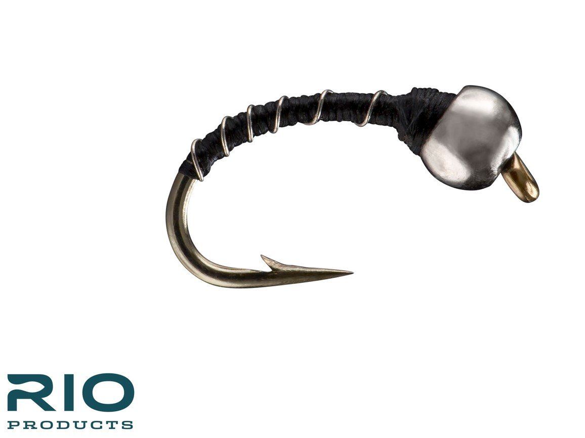 Tungsten Zebra Midge - Black