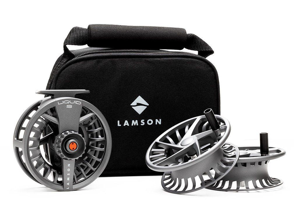 Lamson Liquid S HD Fly Reels - Smoke - 3 Pack