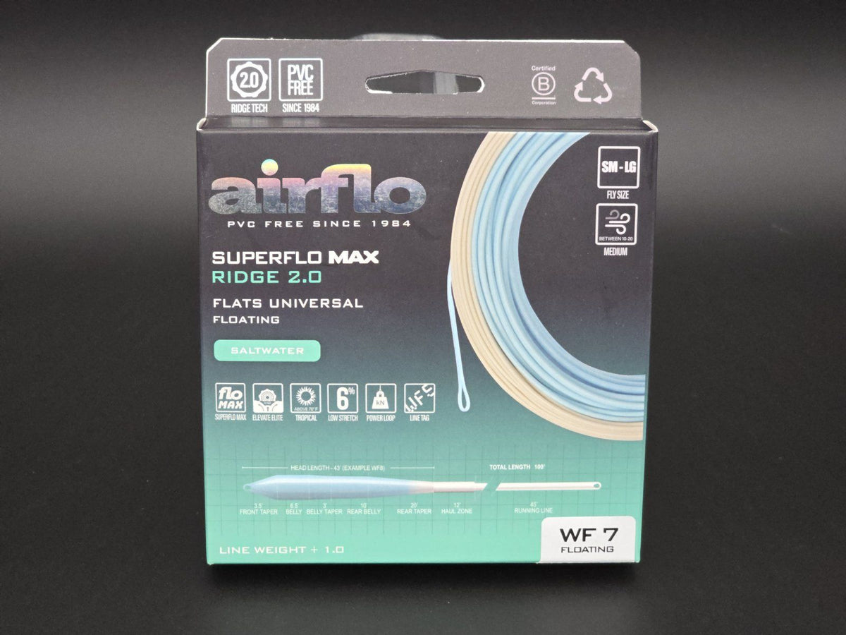 Airflo Superflo Max Ridge 2.0 SW Flats Universal Taper Fly Lines
