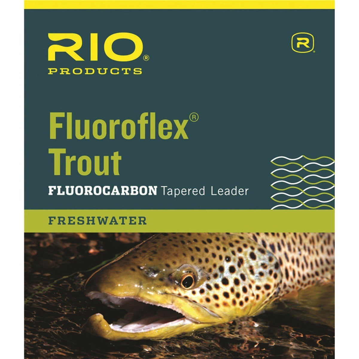 RIO Fluoroflex Trout Leader tapered fluorocarbon fly fishing leader