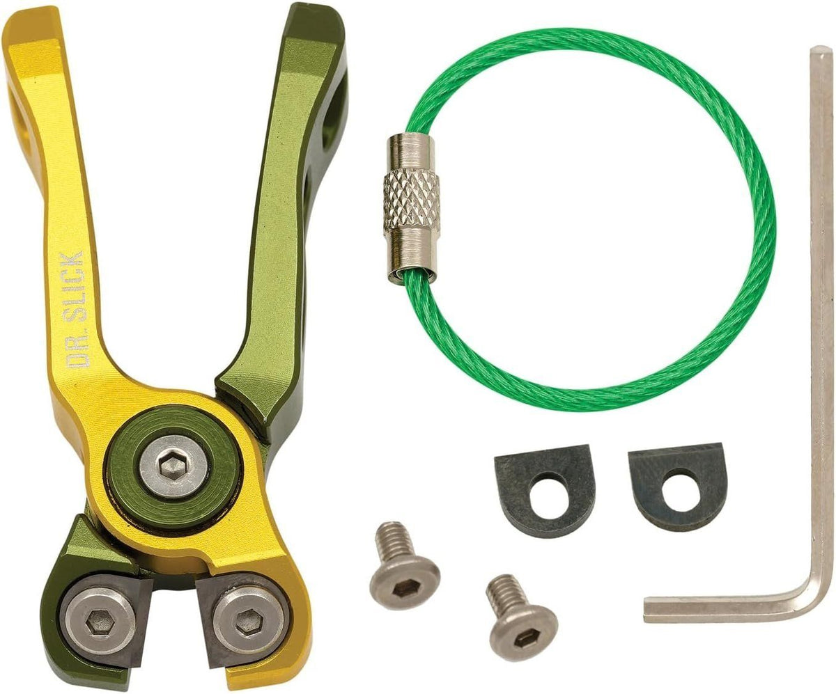 Dr. Slick Cyclone Nipper - Offset Cutting Face - Gold / Green
