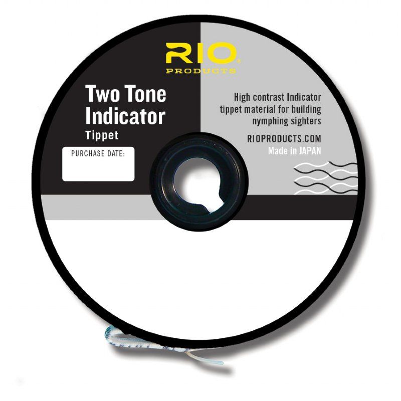 RIO 2-Tone Indicator Tippet - Black & White