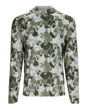 Simms Men's Solarflex Hoody - Regiment Camo Clover