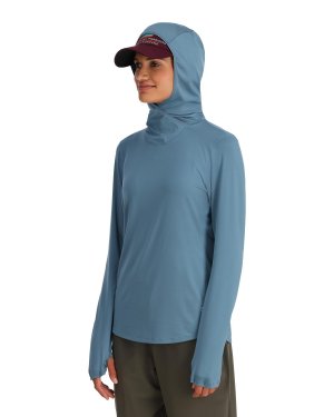 Simms Women's Bugstopper Solarflex Hoody - Neptune