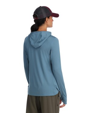 Simms Women's Bugstopper Solarflex Hoody - Neptune