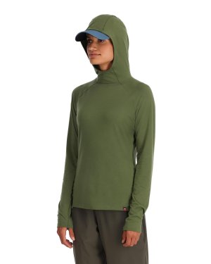 Simms Women's Glades Hoody - Dark Clover Heather