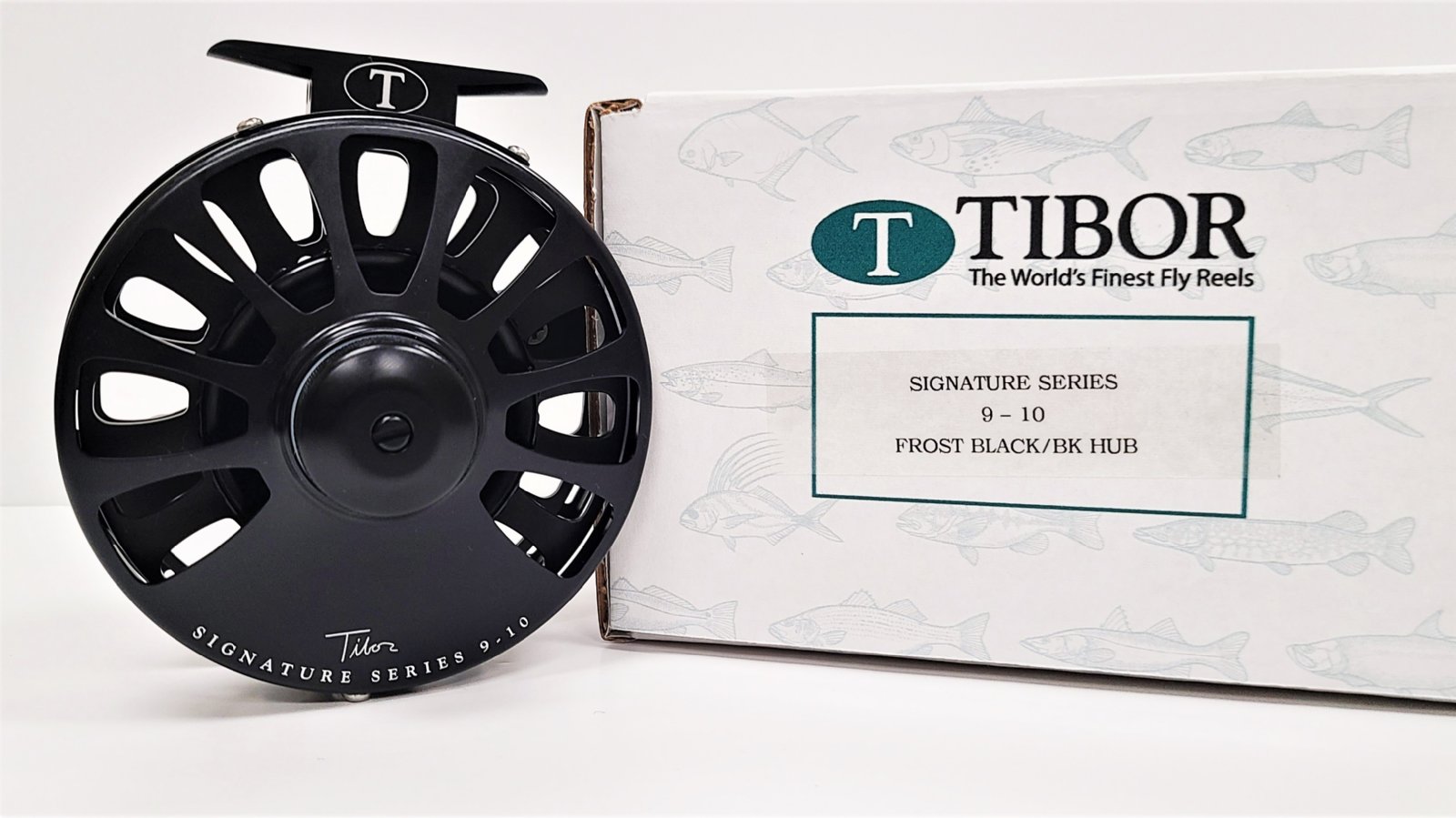 Tibor Reels - The Riptide - Frost Silver with Lime - Custom Tarpon Engraving