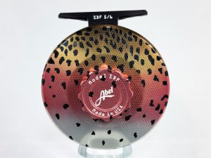 Abel SDF 5/6 Fly Reel - Solid Back Native Rainbow