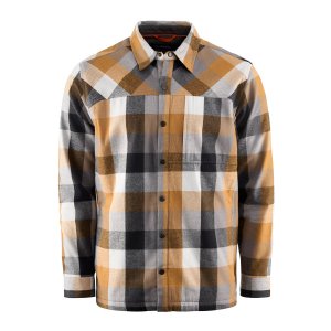 Grundens Bankside Lined Shacket - Freestone Plaid