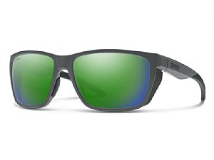 Smith Longfin - Matte Cement w/ChromaPop Polarized Green Mirror