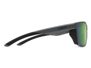 Smith Longfin - Matte Cement w/ChromaPop Polarized Green Mirror