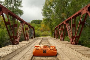 Fishpond Thunderhead Large Roll-Top Duffel - Eco Cutthroat Orange